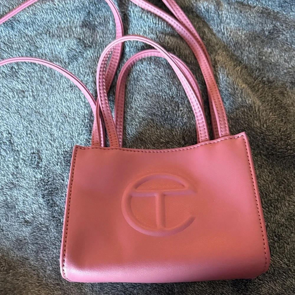 Telfar Pink Corned Beef Small Shopping Bag - Picture 1 of 6